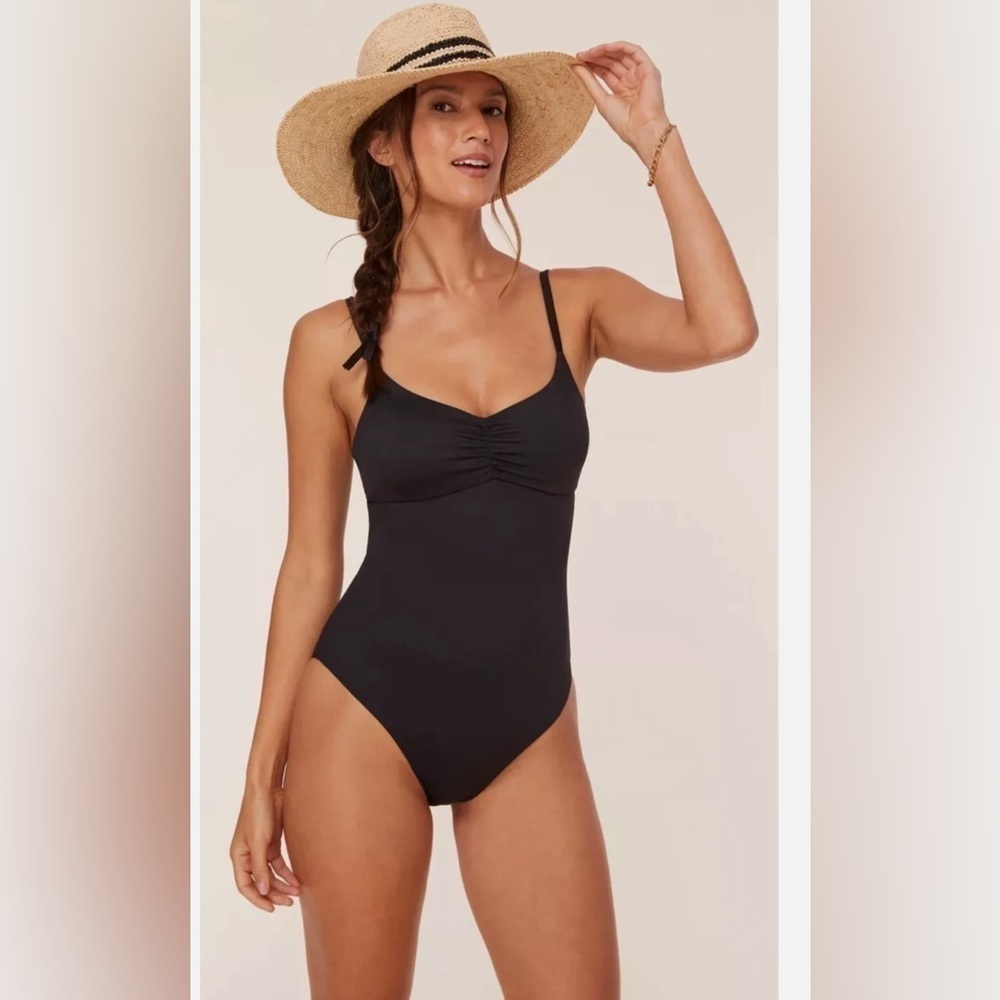 Andie NWT The Symi One Piece Classic Black Womens Size Large